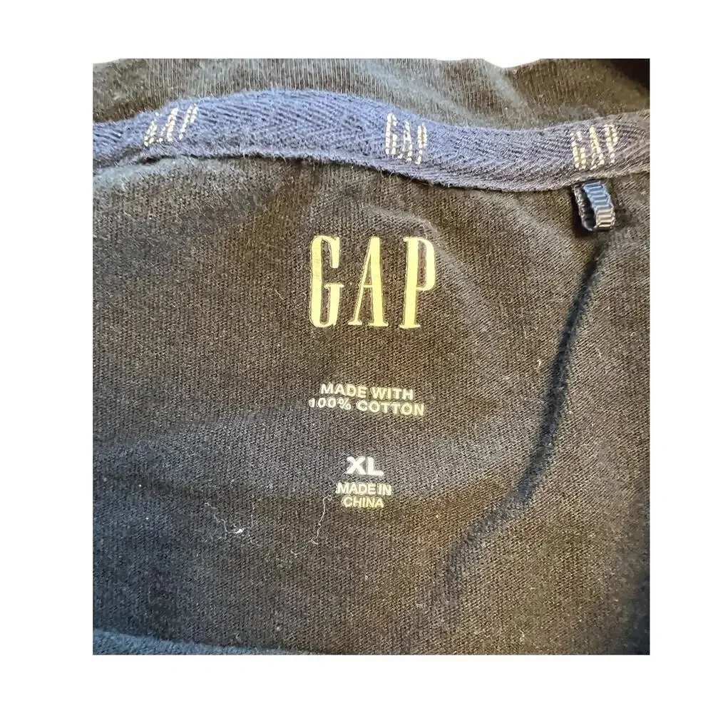 Gap 1969 black short sleeve T-shirt, women's size XL - Picture 2 of 4